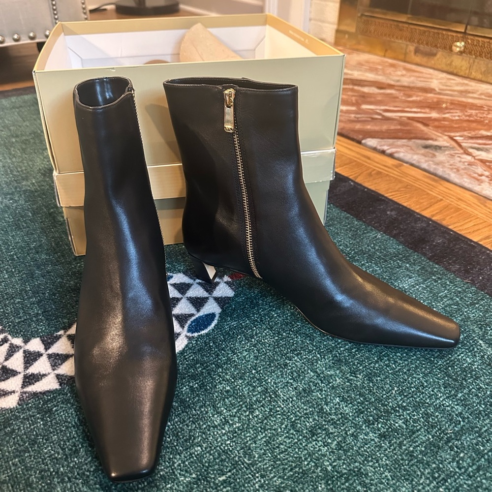 Michael Kors Black Cosmo Kitten Bootie